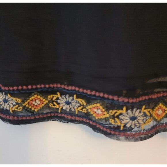 American Eagle Sheer Embroderied Boho Blouse - Picture 11 of 12